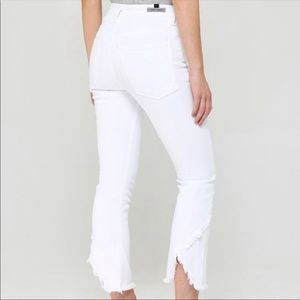 Citizens of humanity drew fray high rise crop - white